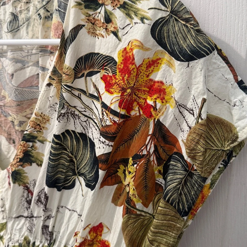 Floral Print swim cover up - Picture 3 of 3